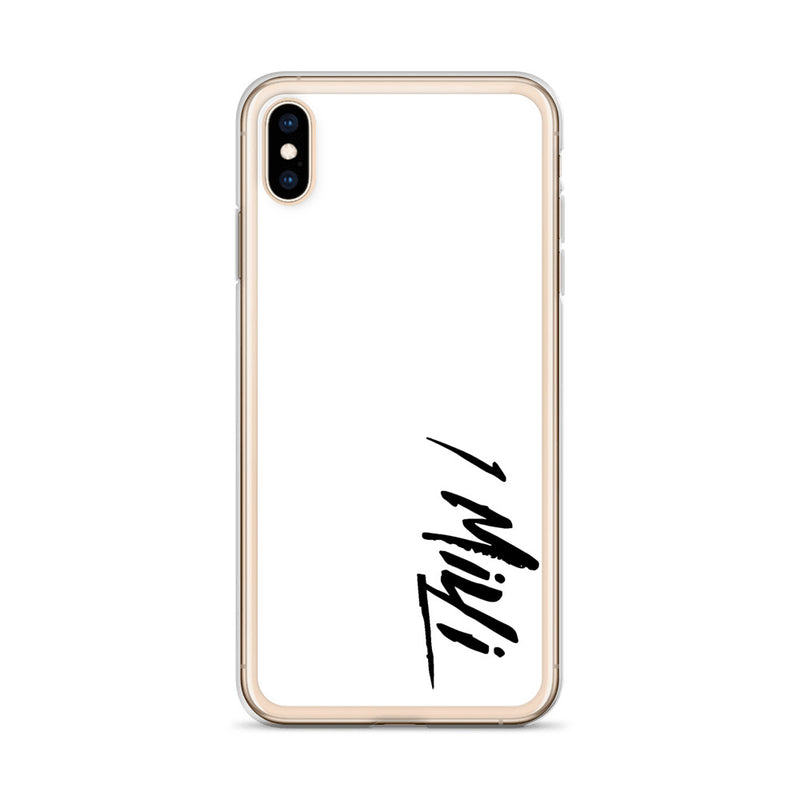 WHITE 1MILLI IPHONE CASE