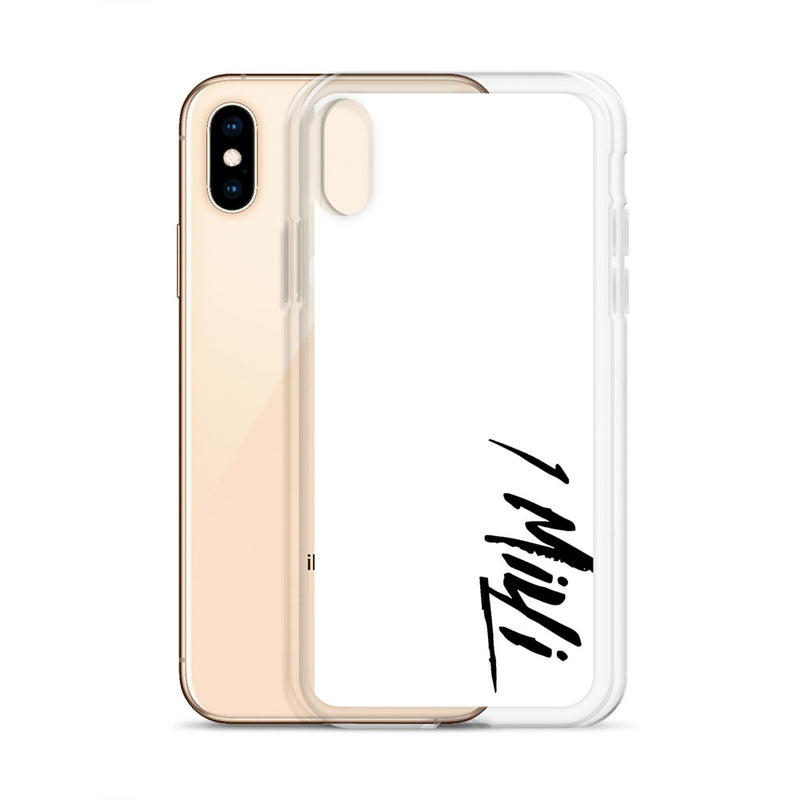 WHITE 1MILLI IPHONE CASE