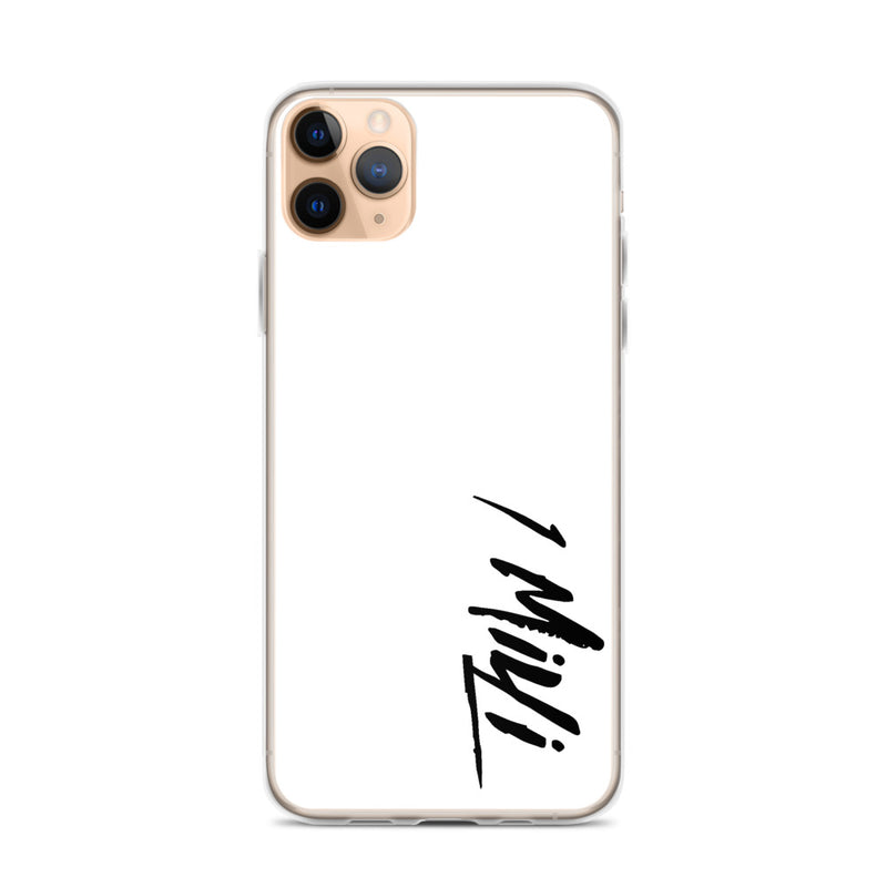 WHITE 1MILLI IPHONE CASE