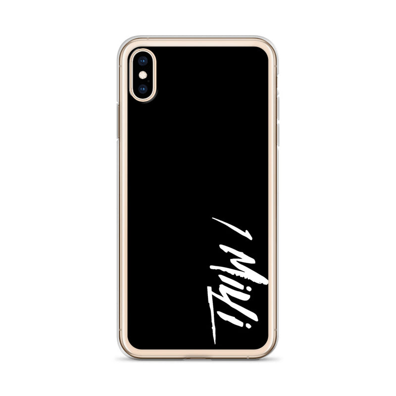 BLACK 1MILLI IPHONE CASE