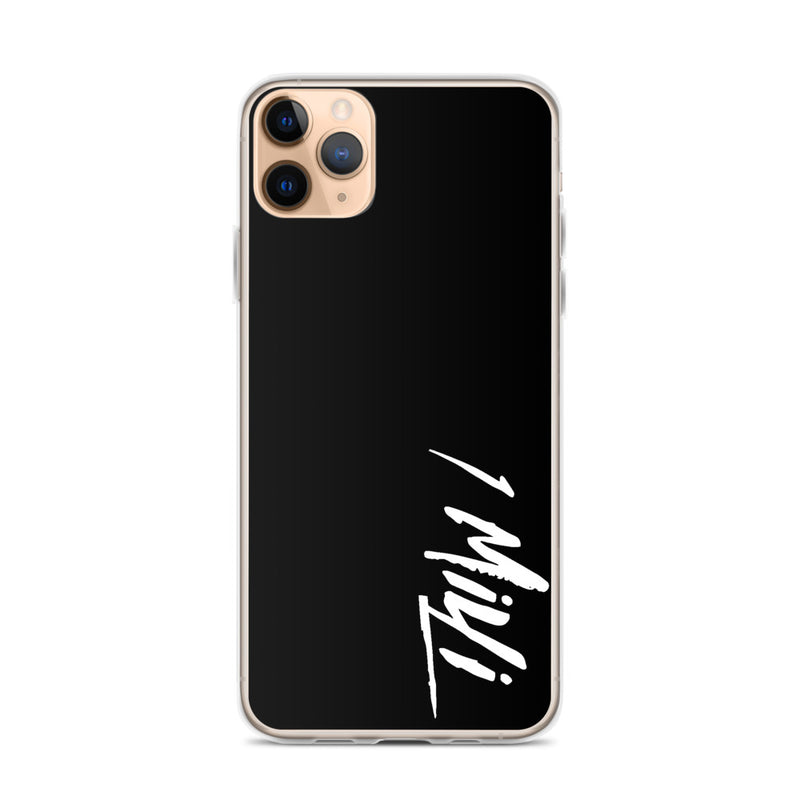 BLACK 1MILLI IPHONE CASE