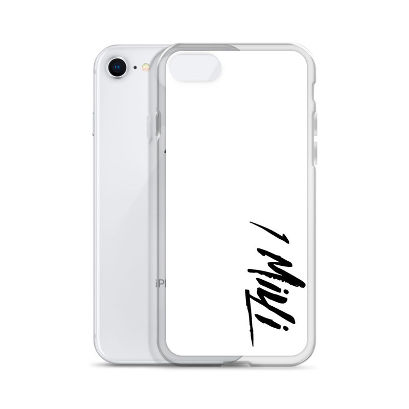 WHITE 1MILLI IPHONE CASE