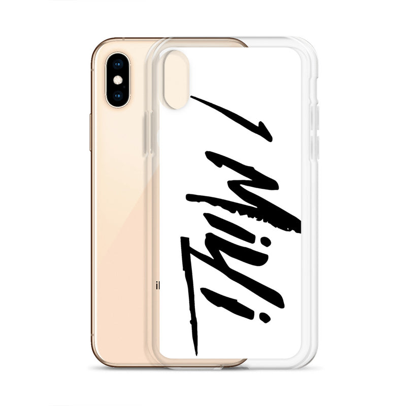 WHITE 1MILLI IPHONE CASE