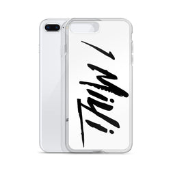 WHITE 1MILLI IPHONE CASE