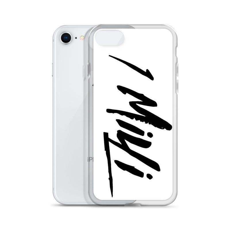 WHITE 1MILLI IPHONE CASE