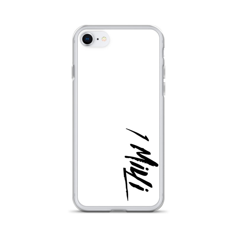 WHITE 1MILLI IPHONE CASE