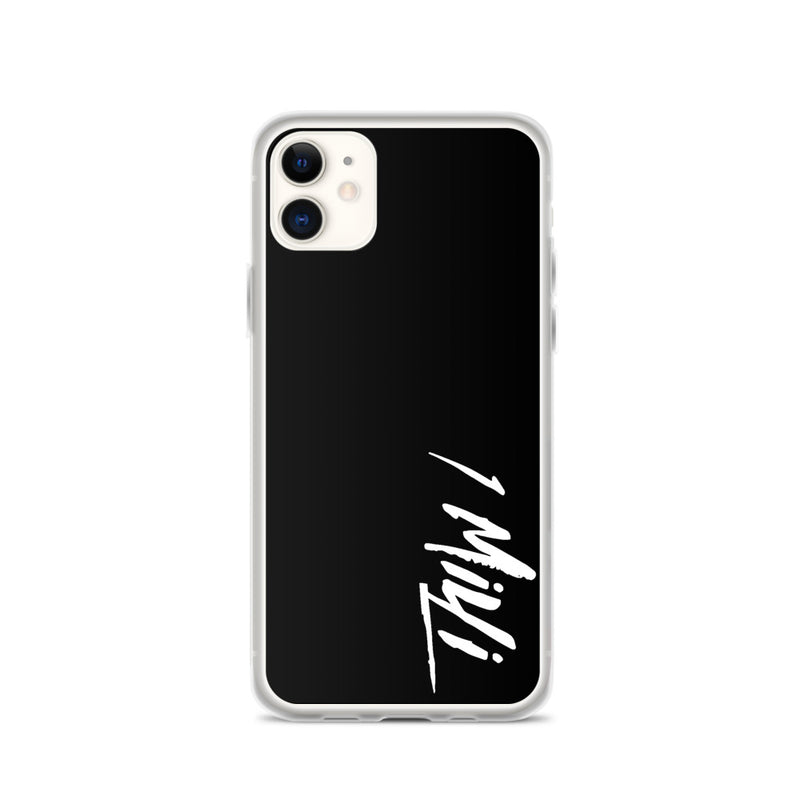 BLACK 1MILLI IPHONE CASE