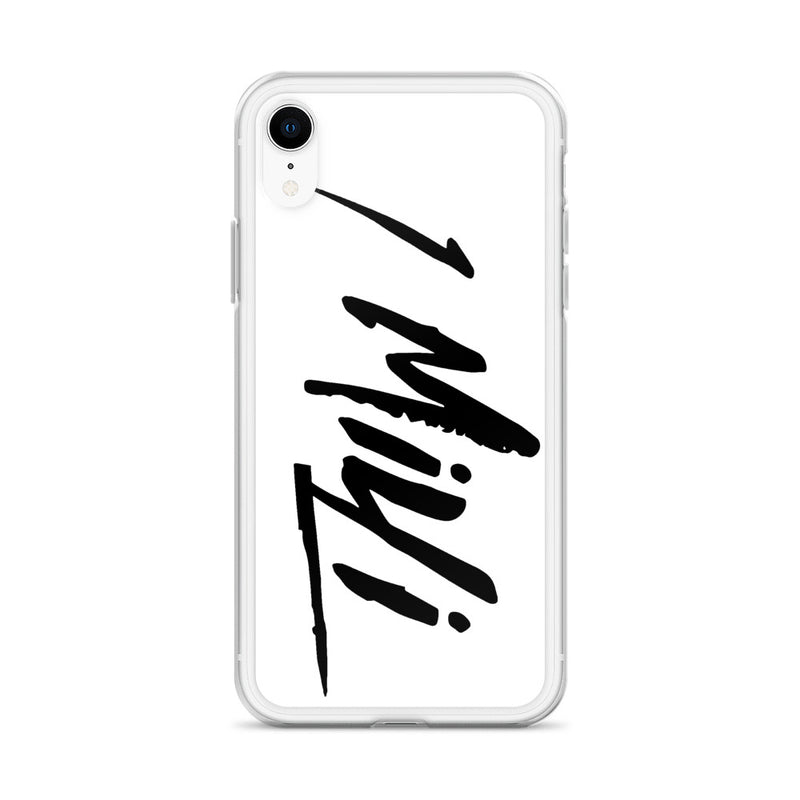 WHITE 1MILLI IPHONE CASE