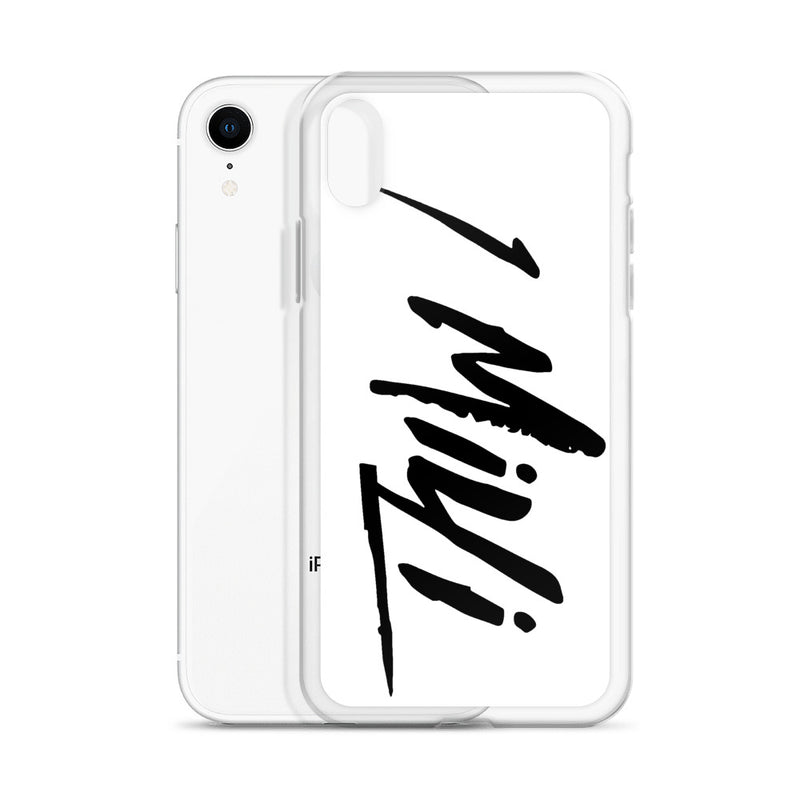 WHITE 1MILLI IPHONE CASE