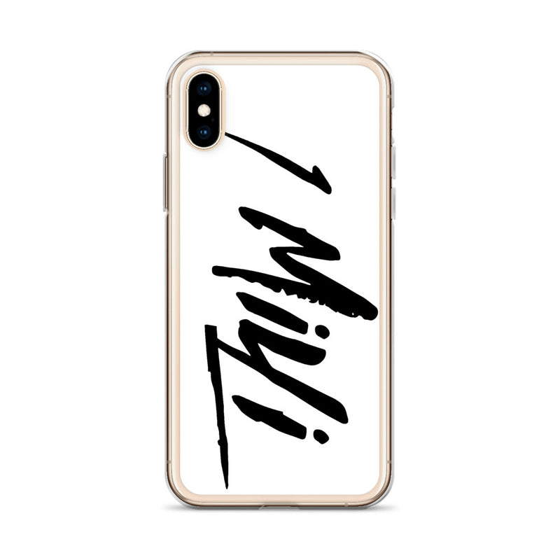 WHITE 1MILLI IPHONE CASE