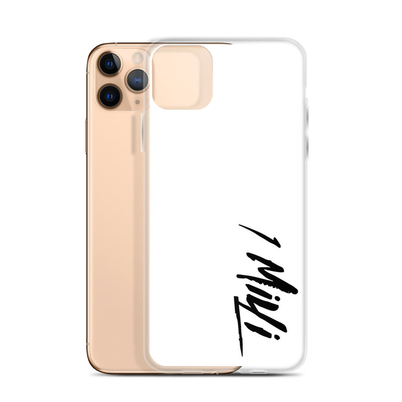 WHITE 1MILLI IPHONE CASE