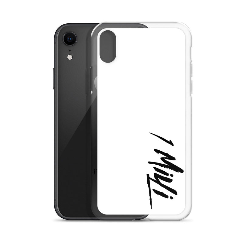 WHITE 1MILLI IPHONE CASE